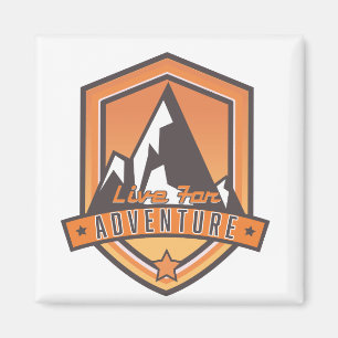 Live für Abenteuer Magnet