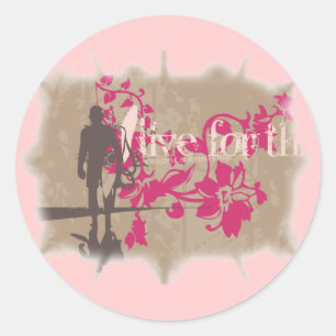 Live für diese Surfaufkleber Runder Aufkleber