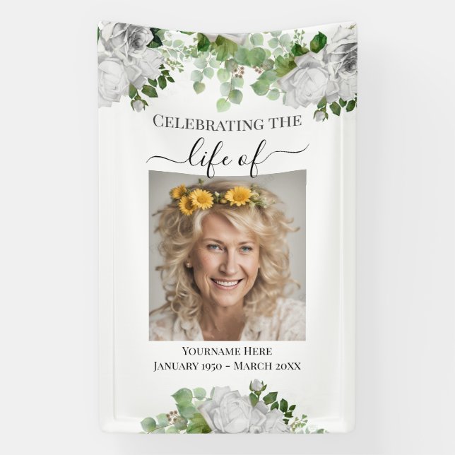 Live-Gedenkveranstaltung zum ersten Foto Banner (Vertikal)