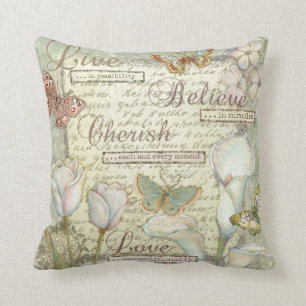 Live glauben Sie schätzen Kissen