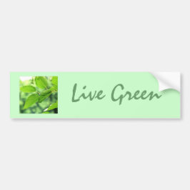 "Live Green"-Autoaufkleber Autoaufkleber