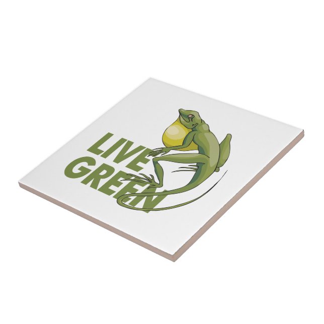 Live Green Fliese (Seite)