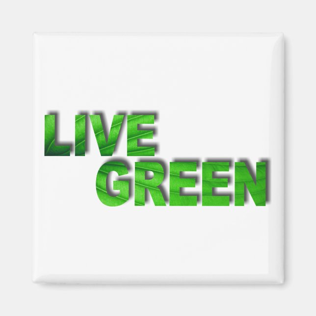 Live Green Magnet (Vorne)
