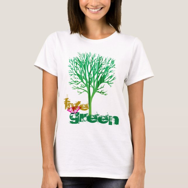 Live Green T T-Shirt (Vorderseite)