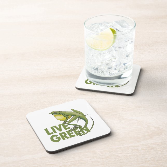 Live Green Untersetzer (Rechte Seite)