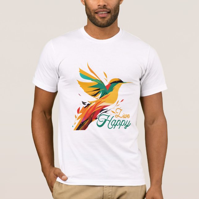 Live Happy T-Shirt (Vorderseite)
