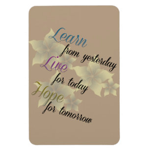 Live Hope lernen Magnet