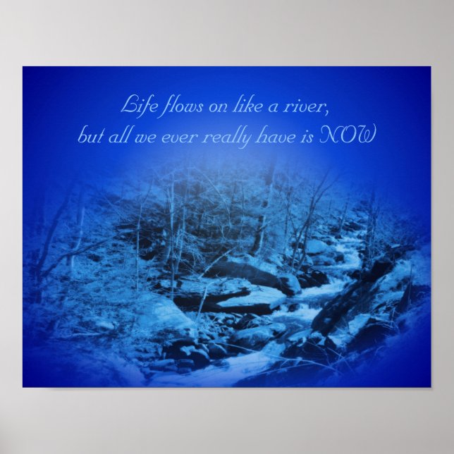 Live in der aktuellen inspirierenden Zitat Poster (Vorne)