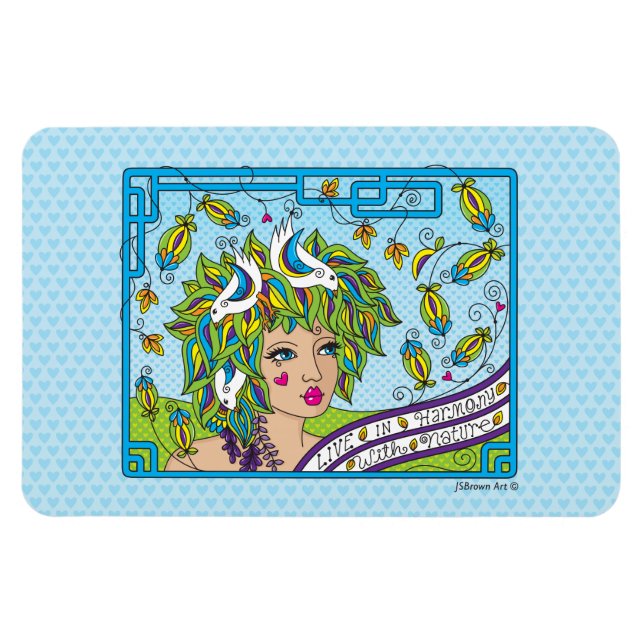 Live in Harmony_Flexible Magnet 6"x4" (Horizontal)