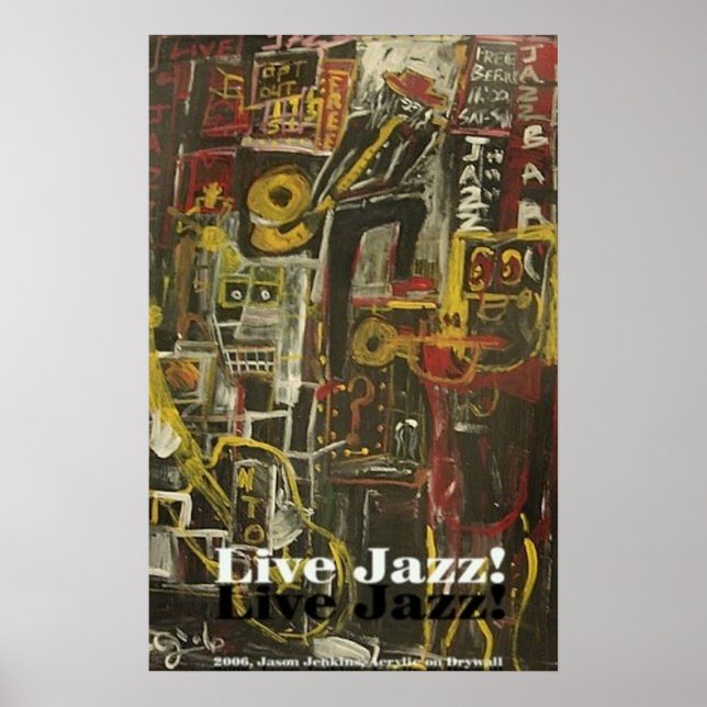 LIVE JAZZ POSTER (Vorne)