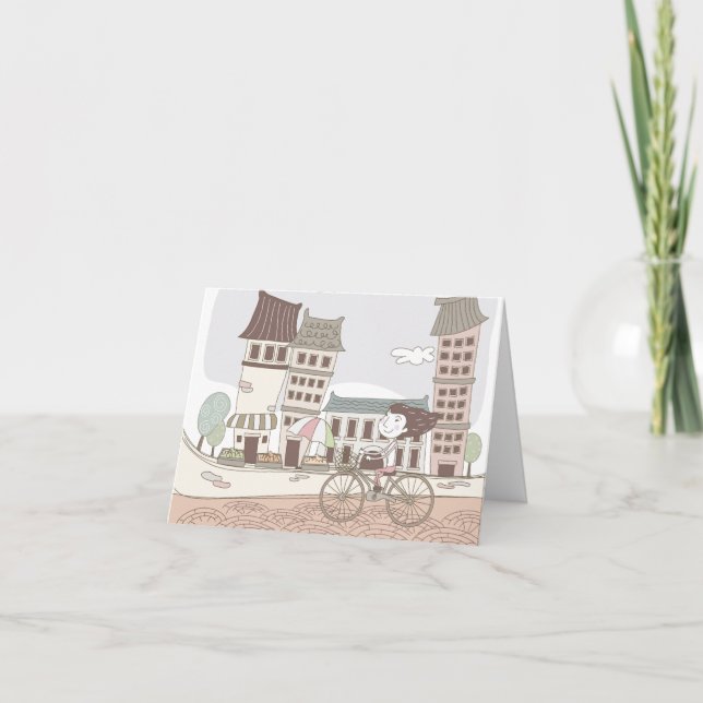 Live-Lachen Liebe #1 Grußkarte Karte (Vorderseite)