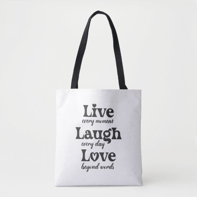 live, lachen, Liebe - drei schöne Worte (Vorderseite)