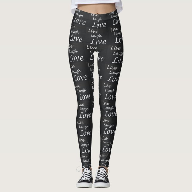 Live-Lachen Liebe Frauen Leggings (Vorderseite)