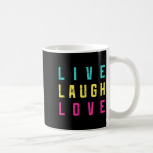Live-Lachen Liebe Inspiration Motivierend Coole Gr Kaffeetasse
