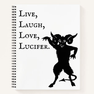 Live, Lachen, Liebe, Luzifer Notizbuch