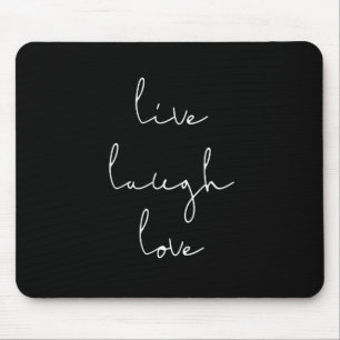 Live-Lachen Liebe Mousepad