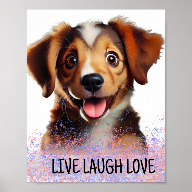 Live-Lachen-Liebe Poster (Vorne)