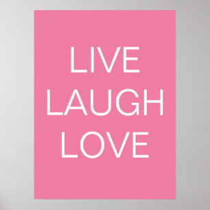 Live - Lachen - Liebe Poster