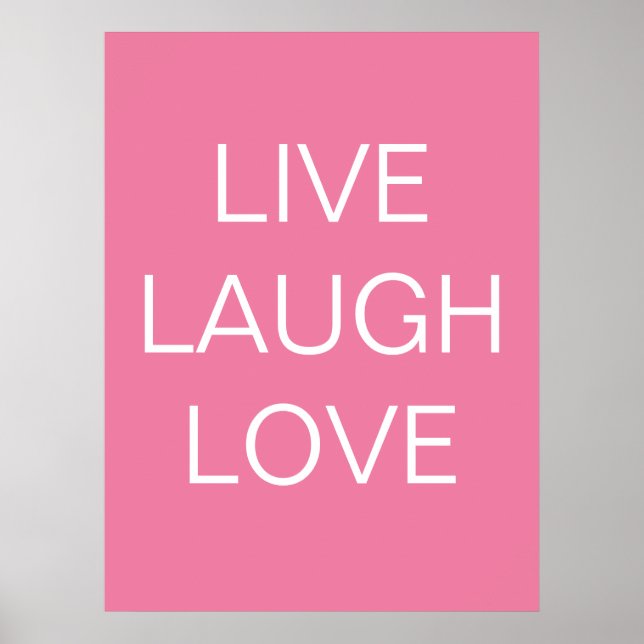 Live - Lachen - Liebe Poster (Vorne)