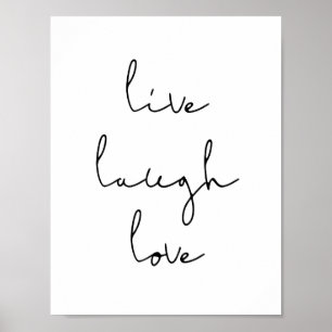 Live-Lachen-Liebe Poster