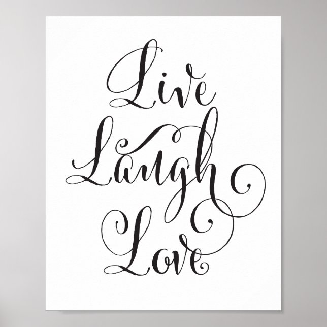 Live, Lachen, Liebe Poster (Vorne)