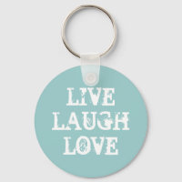 Live-Lachen Liebe Schlüsselanhänger mit inspiriere