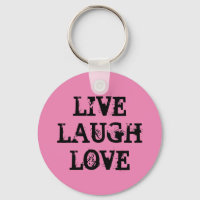 Live-Lachen Liebe Schlüsselanhänger mit inspiriere