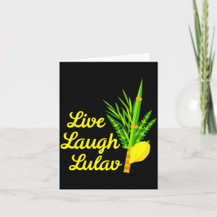 Live Lachen Lulav Etrog Frohes Sukkot Jüdisches Su Karte
