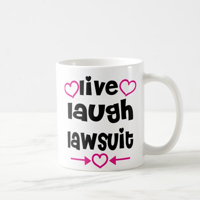 Live-Lachen-Prozess Kaffee-Tasse Kaffeetasse (Rechts)