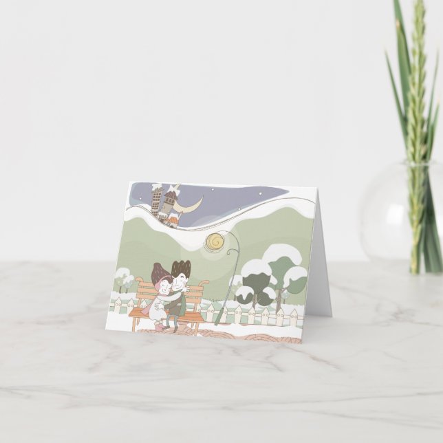 Live-Lachs-Liebe #11 Grußkarte Karte (Vorderseite)