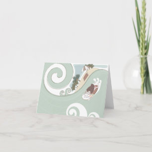 Live-Lachs-Liebe #13 Grußkarte Karte