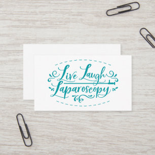 Live Lagh Laparoscopy Business Card Visitenkarte