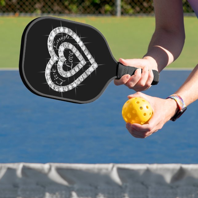 Live Lagh Liebe Diamond Herz Pickleball Schläger (InSitu)