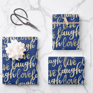 Live-Lagh-Liebe Geschenkpapier Set