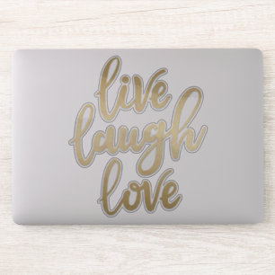 Live-Lagh Liebe Imitate Gold Letters Aufkleber