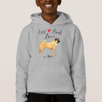 Live Lagh Liebe und Akita Hoodie