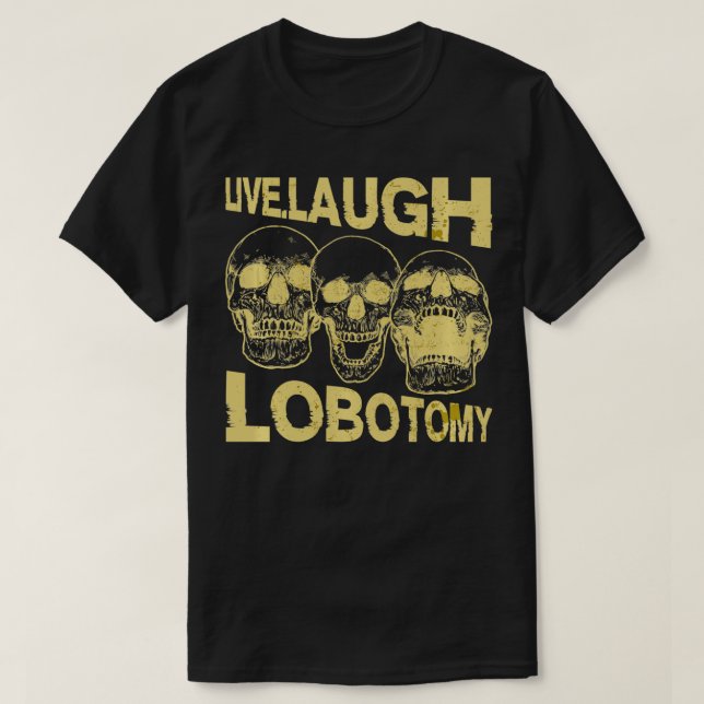 Live Lagh Lobotomy Retro Lover T-Shirt (Design vorne)