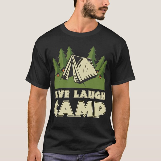 Live Laugh Camp Mädchen T-Shirt (Vorderseite)