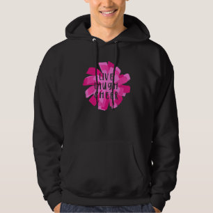 Live Laugh Cheer Pom Pom Bow Cheftrainer Hoodie