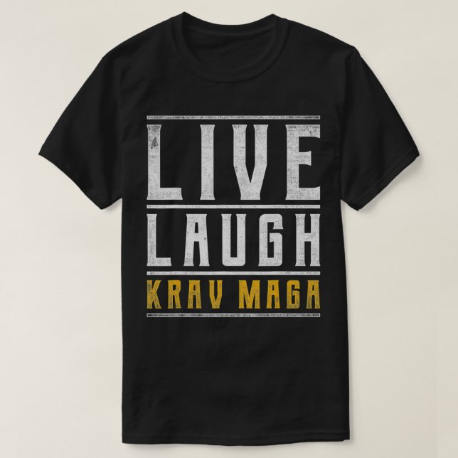 Live Laugh Krav Maga T-Shirt (Design vorne)