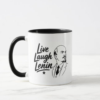 Live Laugh Lenin Tasse
