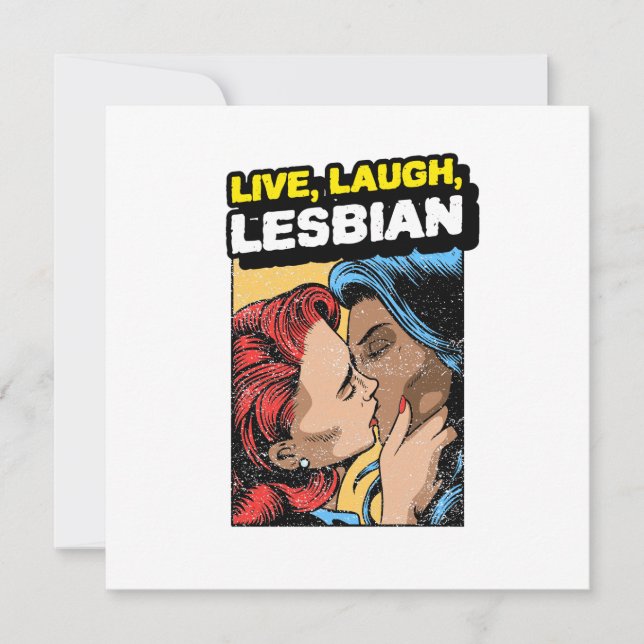 Live Laugh Lesbian (Vorderseite)