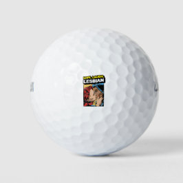 Live Laugh Lesbian Golfball