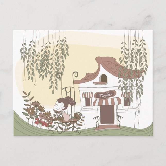 Live-Laugh Liebe #1 Postkarte (Vorderseite)