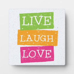 Live-Laugh Liebe 2 Fotoplatte