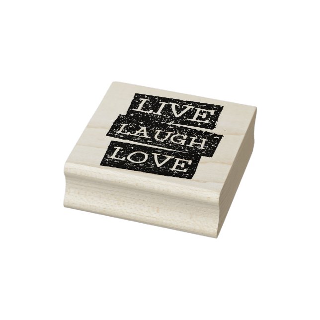 Live-Laugh Liebe 2 Gummistempel (Stempel)