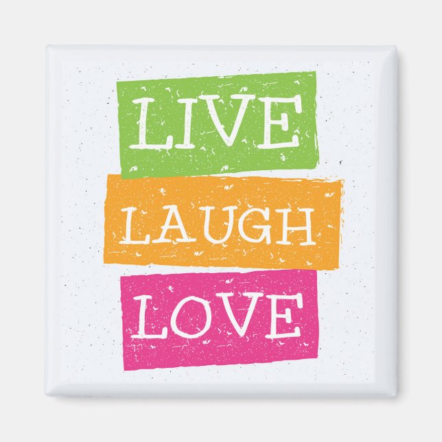 Live-Laugh Liebe 2 Magnet (Vorne)