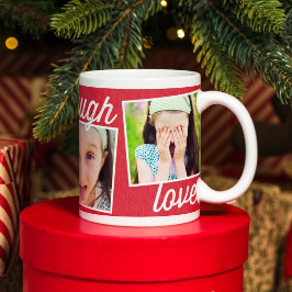 Live-Laugh-Liebe Benutzerdefinierte Foto-Tasse Tasse