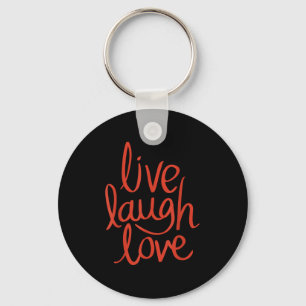 Live-Laugh-Liebe Hübsch Stilvolles Motivierend Des Schlüsselanhänger
