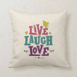 LIVE LAUGH LIEBE KISSEN